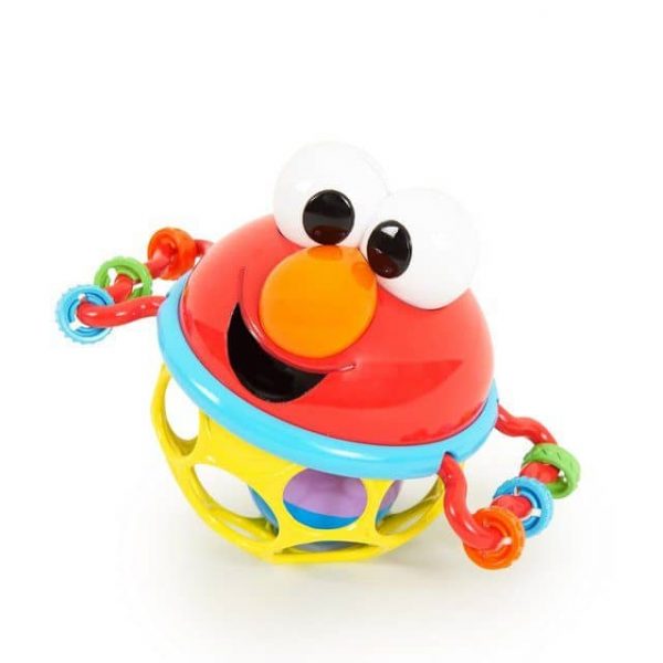 Bright Starts Sesame Street Jingle & Shake Elmo Easy-Grasp Rattle
