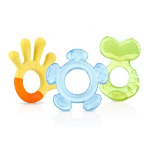 Nuby 3 Stage Teether Set with Three Theethers & One Case