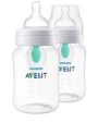 Philip Avent Anti-Colic Baby Bottle with Airfree Vent 9oz 2Pk Clear