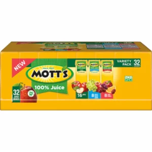 Mott's Juice Variety Case, 6.75 fl oz Drink Boxes, 32ct