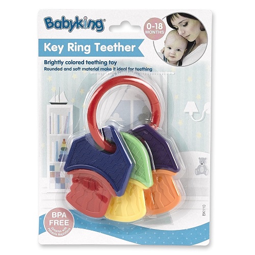 Baby King Key RIng Teether 0-18M
