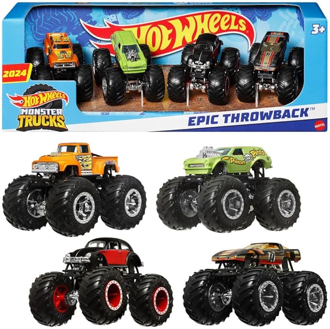 Hot Wheels Monster Trucks 4 pack
