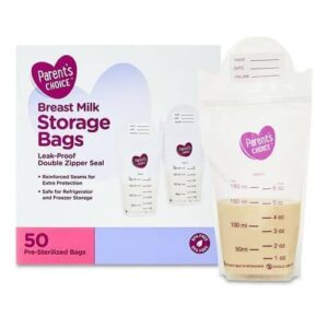 Parent’s Choice Breast Milk Storage Bags 50ct