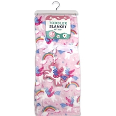 CM Unicorn Rainbow Plush Blanket
