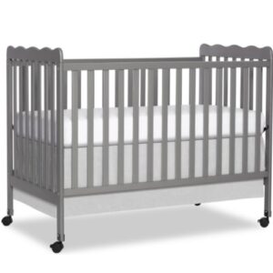 Dream On Me Carson Classic 3in1 Convertible Crib Steel Grey