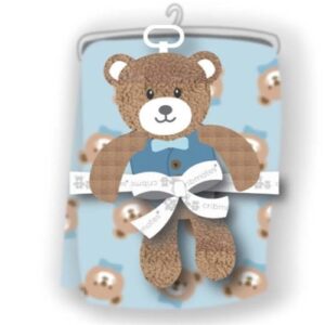 Cribmates Beary Handsome Plush Blanket and Toy Set