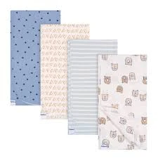 Gerber Receiving Blanket 4pk - Bear